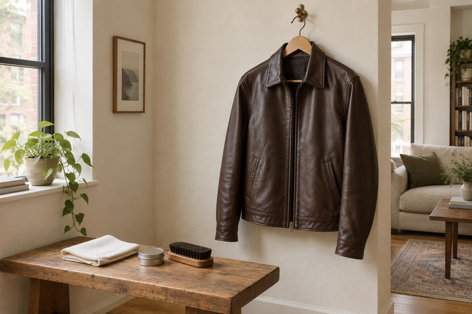 Leather Jacket Care: Cleaning, Conditioning and Storage Basics